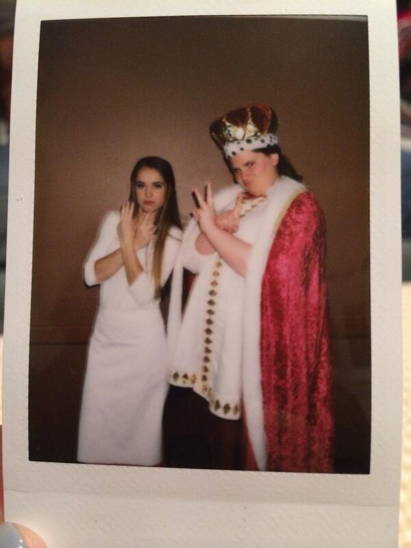 BMachek's tweet image. Throwin up the 13 with my main King 👑 #SpringSing2014