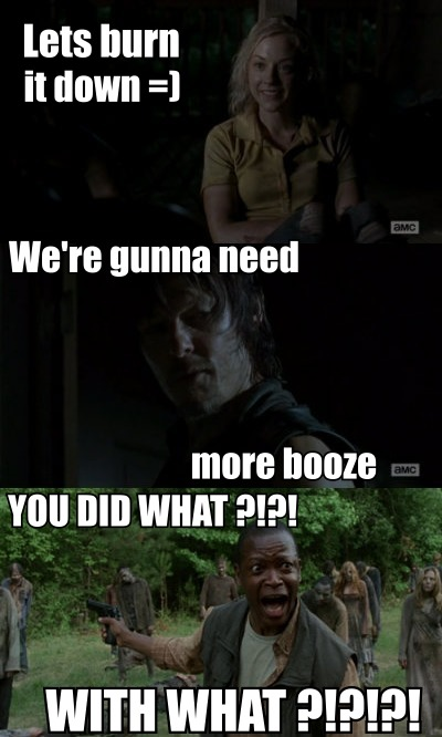 CarlTWDGrimes's tweet photo. Bob doesn't approve... #thewalkingdead http://t.co/CXRCPBnoHZ