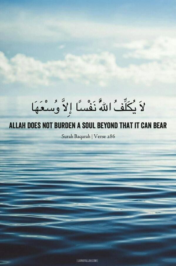 Isna On Twitter Allah Tidak Membebani Seseorang Kecuali Sesuai Dengan Kesanggupannya Al Baqarah 286 Http T Co Lodj4tn9bx Twitter