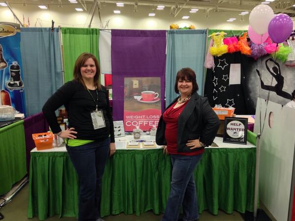 ShopLikeDeb's tweet photo. #javita Amanda and Deb at Louisville Kid's Fair. Parents need coffee and energy! http://t.co/3X1ANpL0S5 http://t.co/NM2ONIW11Y
