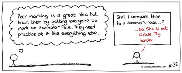 teacherbubble's tweet photo. Let them practice peer-marking like everything else... #ukedchat #edchat http://t.co/bXticUl02y