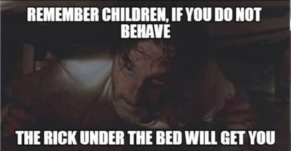 CarlTWDGrimes's tweet photo. Remember this kids... #thewalkingdead http://t.co/nVOOnwWfnx