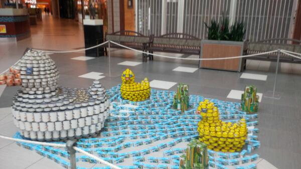 Judges Favorite goes to RWDI. Cuteness factor!! <a href="/FoodBankWatReg/">The Food Bank of Waterloo Region</a> #CANstruction <a href="/conestogamall/">Conestoga Mall</a>