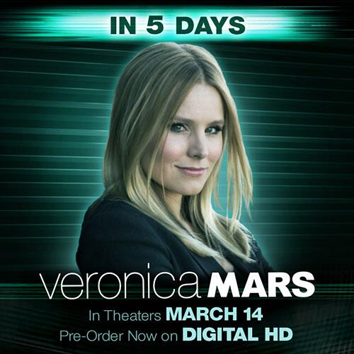 veronicamars's tweet photo. #RacetotheBoxOffice &amp; discover new #VeronicaMarsMovie content every day. In Theaters March 14 http://t.co/bM1MHd4EhL http://t.co/Ii6zowVgQb