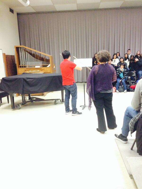 martinhsorch's tweet photo. Masterclass with the NY Phil. #yes #determination #springtrip2014 http://t.co/p0acosGbuG