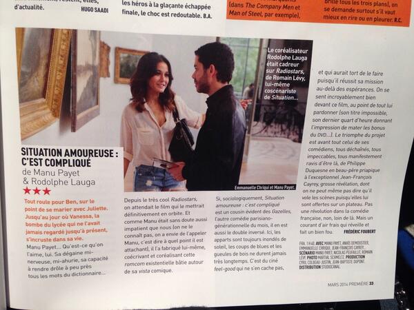 RymeWehbi's tweet photo. Article @PremiereFR #CCompliqué avec @jefcayrey !!! #LGM #comedy #movie ! #19mars au cinéma !! #yihaa http://t.co/WMBd1iYDwp