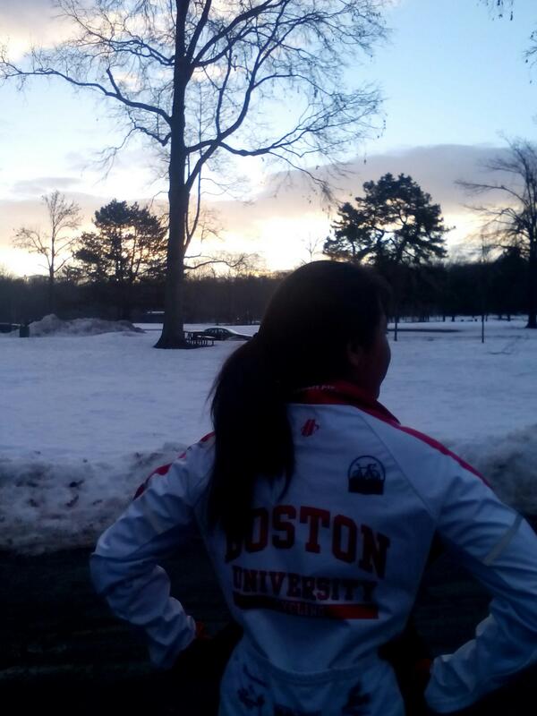 BUCycling's tweet photo. Powerstance morning sunrise. #bikes http://t.co/4OpsBwijiR
