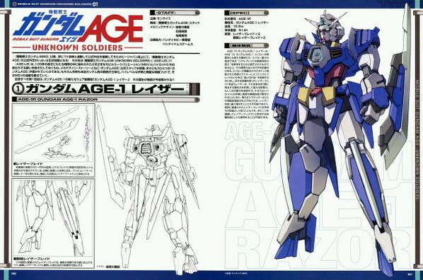 ガンダムage Exa Logbot Exalogbot ガンダムage 1 レイザー スパローによる欠点 対摩耗の弱点を応用した機体で 機動力もスパローを上回る 両腕に搭載されているレイザーブレイドは両連結させる事により ブーメラン型への使用も可能である T