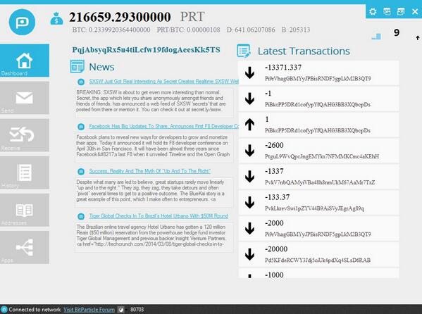 ParticleCoin's tweet photo. New wallet progressing. http://t.co/5gvb1uwlMG