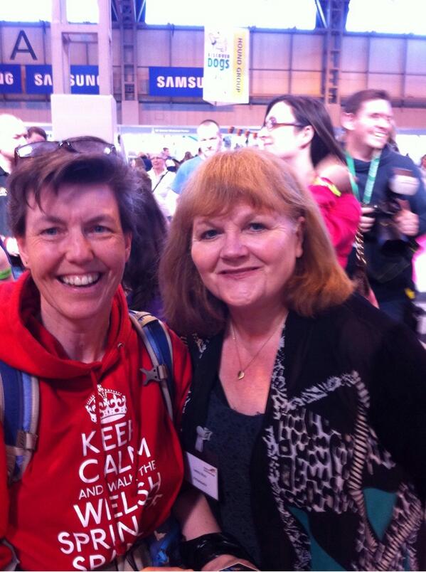 'Me & Mrs. Patmore' @DowntonAbbey @lesley_nicol #Crufts2014 #DowntonAbbey #MedicalDetectionDogs