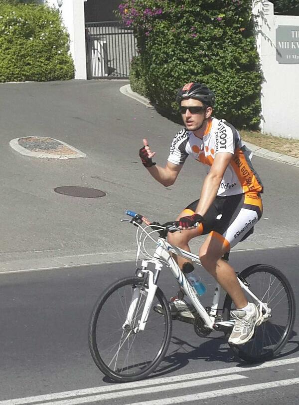 gpstagtracker's tweet photo. Making cutt off by 5min @gary_fouche Go boy! Track his final 25km at http://t.co/tXdUQpKV2j #shoesonfeet @shoesonfeet http://t.co/49Cct78SxD