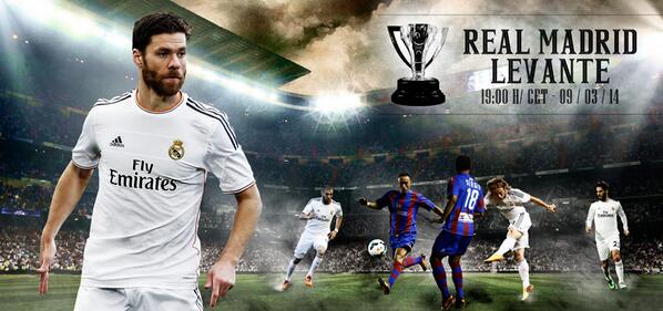 4 hours until kick-off! #RealMadridLevante #Halamadrid