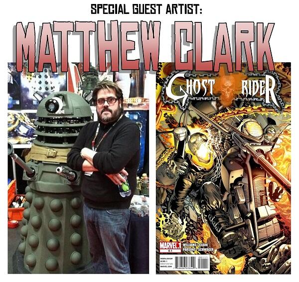 lilaccitycon's tweet image. Special Guest Update artist Matthew Clark @conventionscene @MyFoxSpokane @TheInlander @BJGeekNation #spokanecomicon
