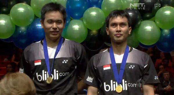 SuluhKebenaran's tweet image. &quot;@netmedia_info: Ini dia Juara kita, juara Indonesia, Juara All England 2014
#NETAllEngland2014 http://t.co/ckGPr3TAr7&quot;&amp;lt;~ Selamat !