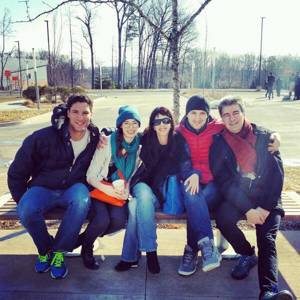 fabricecalmels's tweet photo. .@GMU_CFA thank you Fairfax for this amazing time, on our way back to #Chicago Now #dancing #show #showtime2014 http://t.co/1gAqG0scCr