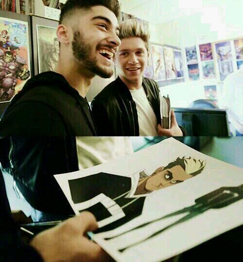 voiceofmalik's tweet image. le sourire de zayn, comment niall le regarde, ziall, feels, stop, i cant
