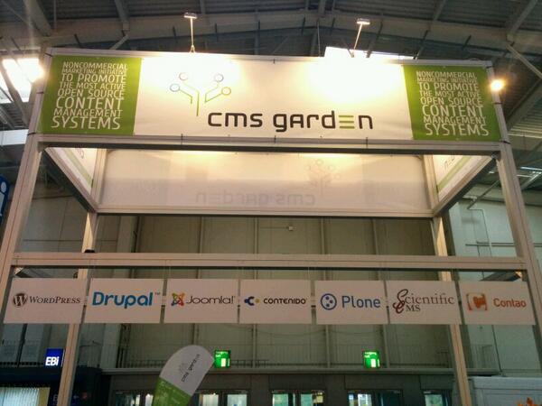 viktorvogel's tweet image. Wir sind bald fertig! :-) #cmsgarden #CeBIT  #OpenSource