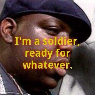 RAP IN PEACE B.I.G SOLDIER 🙌