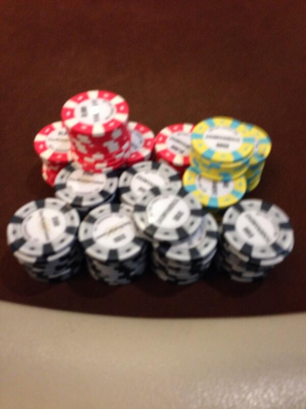 fsuconrad's tweet image. Restarting day 2 of Event 2. 54/91 and 81 pay. Have 20bbs. #WSOPcBike #TeamRunGood