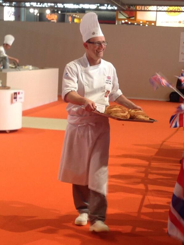 #breadcatwalk <a href="/UKBakeryMaster/">Wayne Caddy</a> #europain2014 #gowayne <a href="/waynecaddy1/">Wayne Caddy</a>