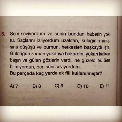 Seni seviyordum ve . .