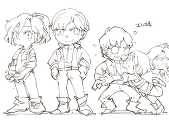 お絵かき:機動戦士ガンダムZZ エル練 