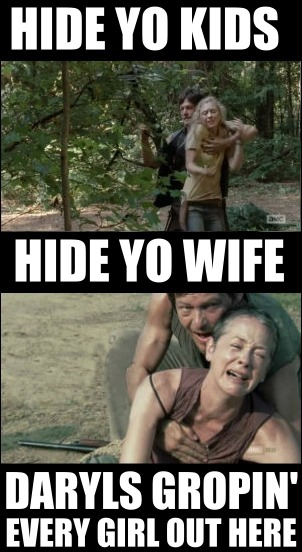 CarlTWDGrimes's tweet photo. Daryl Dixon moments... #thewalkingdead http://t.co/TEiIu38nbR