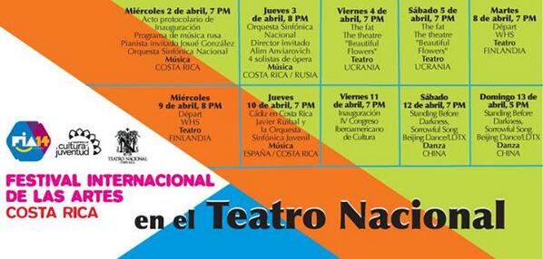 adimi_'s tweet photo. también listo el FIA Festival de las Artes Costa Rica 2014 / Teatro Nacional d Costa Rica / Del 2 al 13 d abril / + http://t.co/ntb2lBBq0L