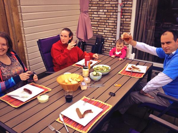 Zo, na de marathon van <a href="/HLunsing/">Henk Lunsing</a> de eerste BBQ van het jaar met het utrecht  deel van <a href="/MariekeTeam/">Team Marieke</a>
