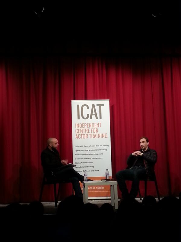 Davinialouise's tweet photo. Great Q&amp;A with actor Joseph Mawle today.  For more fab workshops, classes and events follow @ICATactorcentre. http://t.co/nUgWK7Ls4A