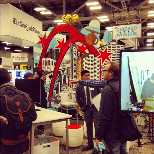 freebie_app's tweet photo. Chicago's killin' it at @sxsw! Freebie's repping the city w/ @SceneTap @Inventables + more! #ChicagoSXSW #ChicagoMade http://t.co/KeUHJ0i6kv
