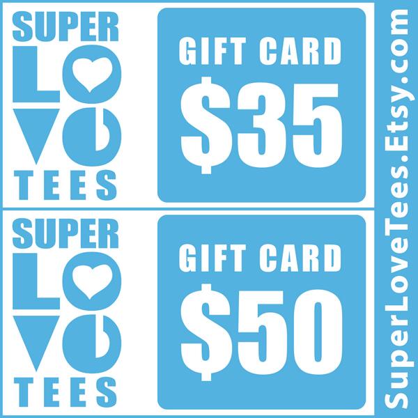 SuperLoveTees's tweet photo. Spread the love worldwide with new @SuperLoveTees Gift Cards~ $35:http://t.co/rZomOASOvG ~ $50:http://t.co/f8cD5kfPrr http://t.co/CiBbaNL7oF