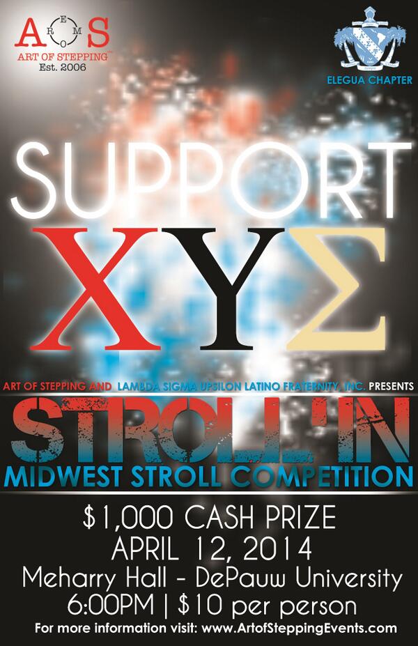 ArtOfStepping's tweet image. Support @justbeCUS at #STROLLIN2014 - Midwest Stroll Competition at DePauw University on 4/12! #TeamCUS RT