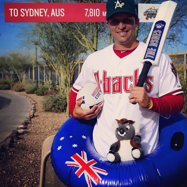 Dbacks's tweet image. The journey to @MLBSydney2014 begins next Sunday. #OpeningSeries