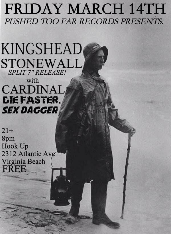 Five days until the <a href="/KingsheadVA/">KINGSHEAD</a> / Stonewall record release at Hook Up. Come regardless of your age.