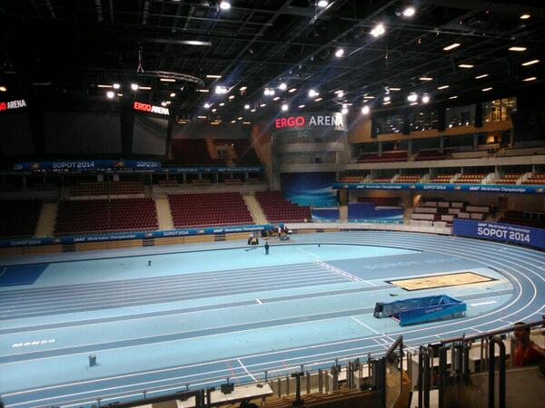 Can u imagine that 3 h ago athletes were here? Now track is disappearing fast. #sopot #smuteczek #uszanowanko
