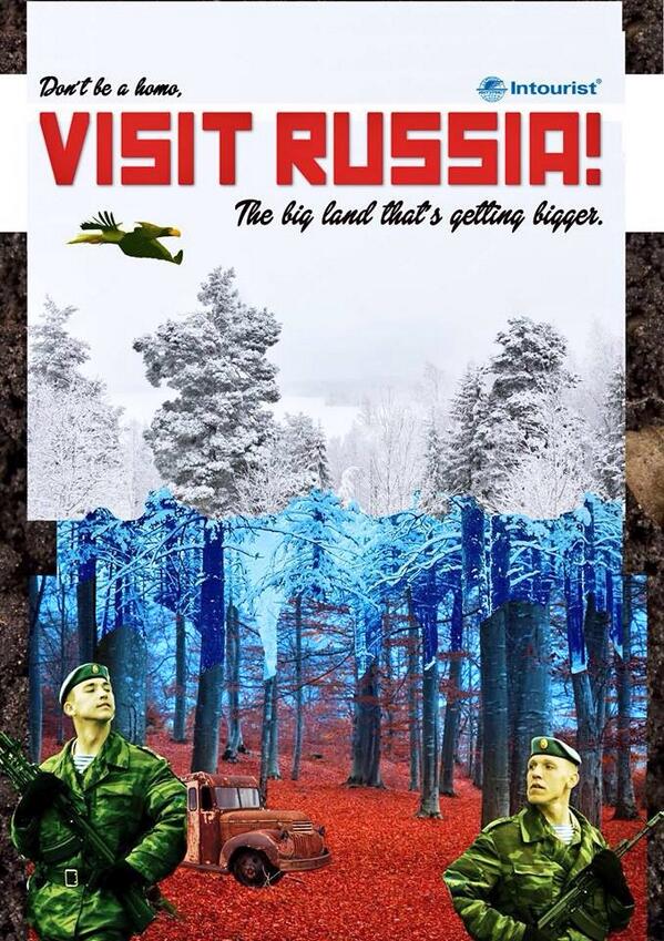jonographic's tweet photo. Part of my Honest Tourism posters, here's #visitrussia #Crimea #Russia #russiainvadesukraine http://t.co/pc99jcmYja