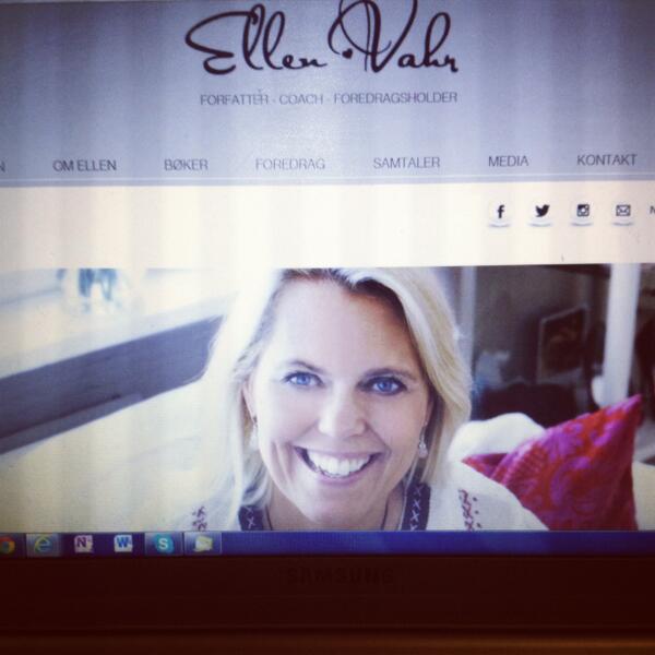 EllenVahr's tweet image. Ny hjemmeside - nye muligheter - nye drømmer - nye bøker - nye eventyr! #våglivet #ellenvahr #lansering #hjemmeside