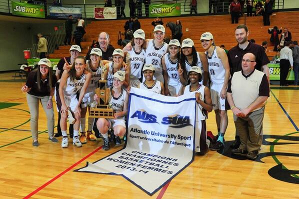 SMUHuskies's tweet photo. Presenting the AUS WOMENS BASKETBALL CHAMPIONS! http://t.co/FCoMr8w2bj