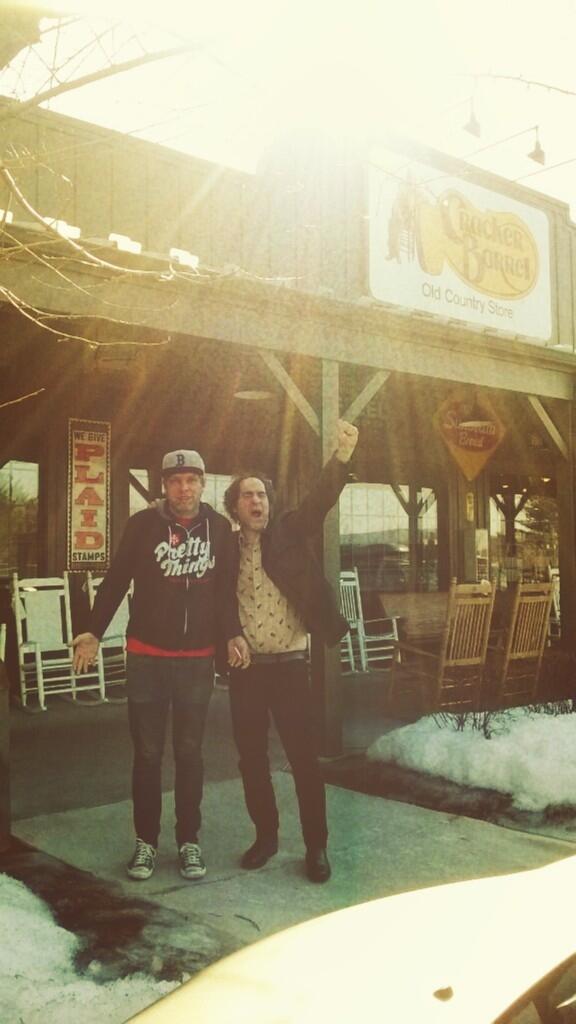 On the road with <a href="/MajorStarsBand/">Major Stars</a> !!  Austin bound! #sxsw