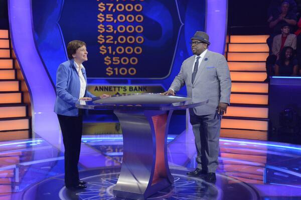 MillionaireTV's tweet image. Monday, Double Money Week begins with Annett Eiffert! Watch all-new week w/ @CedEntertainer: bddy.me/PhrFfd