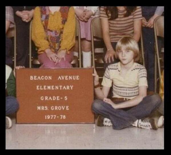 Child photo of Kurt Cobain at school.

#Nirvana ow.ly/i/4Lp9y