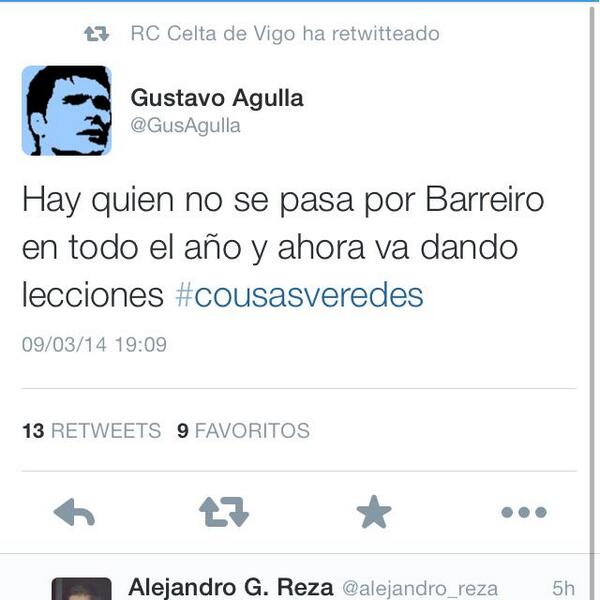 Balaidos1923's tweet photo. ¿Esto lo RT el Celta? Anda que somos un club serio... http://t.co/NgyCwrPOJp