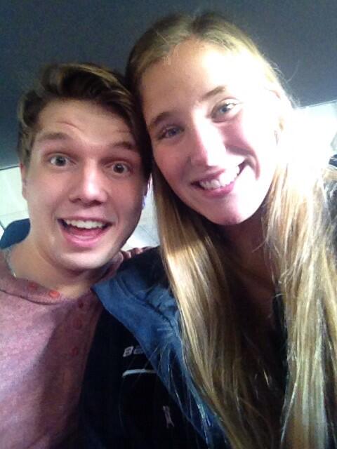 17natmill's tweet photo. He's home! @17becker http://t.co/CLPuB3ot07