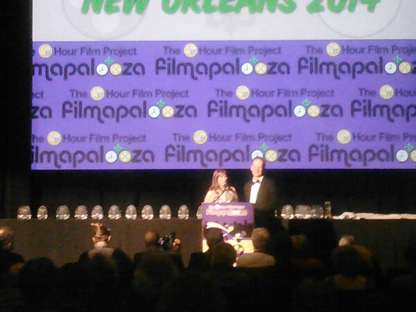 Executive Producers Mark Ruppert and Liz Langston deliver some opening remarks