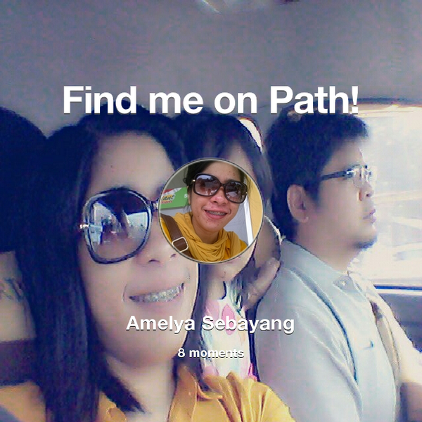 Find me on #Path now! Go to: path.com! #thepersonalnetwork