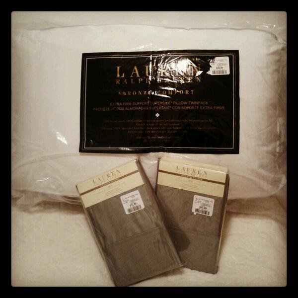 fiona__clare's tweet photo. Sunday grown up shopping!! #ralphlauren #pillows #covers #indulge #pimpmyroom #sweetdreams http://t.co/wQjrmjjWTn