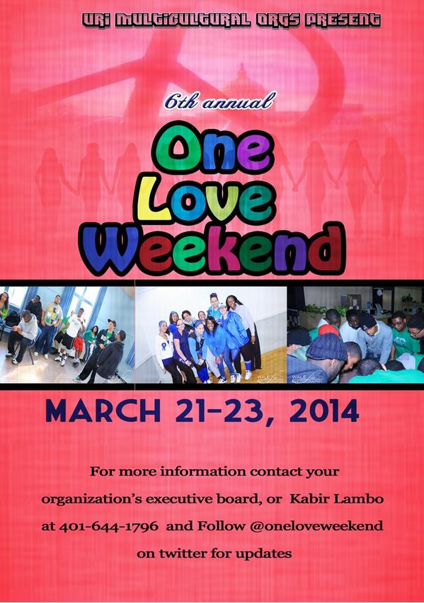 Uhuru_Sasa's tweet photo. This weekend March21-23 #ONELOVEWEEKEND be there ! http://t.co/KaJPGLLQaD