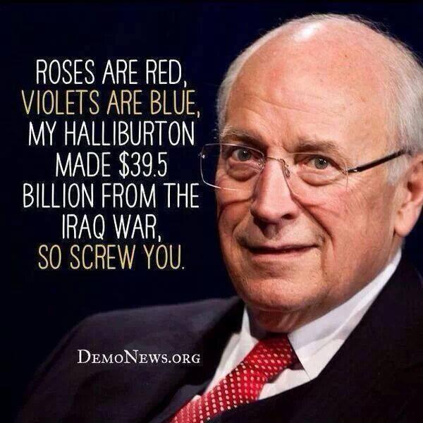 History of halliburton and dick cheney Kind 7 jaar spelletje anus