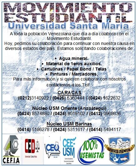 josemedinaplc's tweet photo. Movimiento Estudiantil de la #USM solicita ayuda núcleos Anzoátegui http://t.co/TkSniFstcU
 Necesitamos Tarjetas telefónicas RT